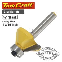Tork Craft Router Bit Chamfer 1 3/16"