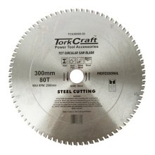 Tork Craft Tct Blade Steel Cutting. 300 X 80t 30mm Bore
