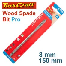 Tork Craft Spade Bit Pro Series 8mm X 150mm