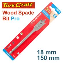 Tork Craft Spade Bit Pro Series 18mm X 150mm
