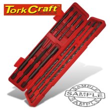 Tork Craft SDS Plus Drill & Chisel Set 12pce