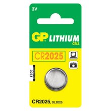 GP CR2025 Lithium Battery Card 1