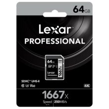 Lexar SD PRO 1667x 64GB