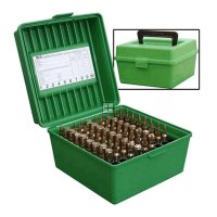 MTM Ammo Box 100 Rd With Handle (Green)