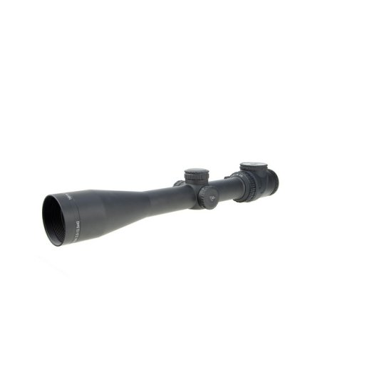 TRIJICON - AccuPoint 2.5-12.5x42 Riflescope MIL-Dot Crosshair w/ Green Dot, 30mm Tube - Click Image to Close