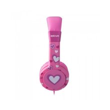 Astrum HS160 Headset Kids Safe 85DB Heart Pink