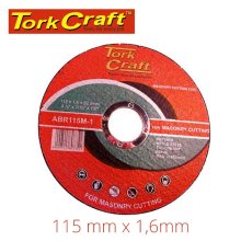 Tork Craft Cutting Disc Masonry 115 X 1.6 X 22.2mm
