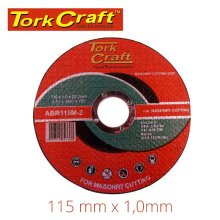 Tork Craft Cutting Disc Masonry 115 X 1.0 X 22.22mm