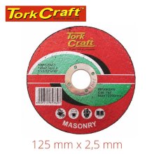 Tork Craft Cutting Disc Masonry 125 X 2.5 X 22.2mm