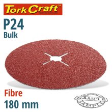 Tork Craft Fibre Disc 180mm 24 Grit Bulk