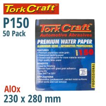 Tork Craft Premium Waterproof Paper 150 Grit 230 X 28 (50 Piece) Automotive