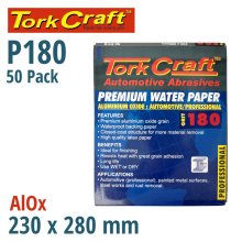 Tork Craft Premium Waterproof Paper 180 Grit 230 X 28 (50 Piece) Automotive