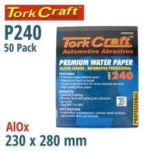 Tork Craft Premium Waterproof Paper 240 Grit 230 X 28 (50 Piece) Automotive