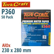 Tork Craft Premium Waterproof Paper 360 Grit 230 X 28 (50 Piece) Automotive