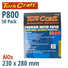 Tork Craft Premium Waterproof Paper 800 Grit 230 X 280 (50 Piece) Automotive