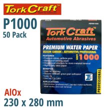 Tork Craft Premium Waterproof Paper 1000 Grit 230 X 280 (50 Piece) Automotive