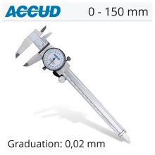 Accud Dial Caliper 0-150mm