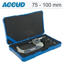 Accud Digital Outside Micrometer.Ip65.75mm-100mm (0.001mm)