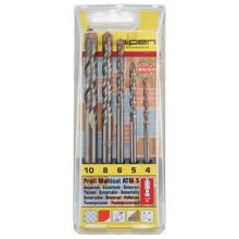 Alpen Multicut Drill Bit Set 5 Piece Hex Shank