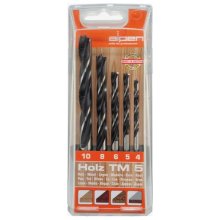 Alpen Wood Drill Bit Set 5 Piece 4-5-6-8-10