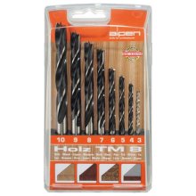 Alpen Wood Drill Bit Set 8 Piece 3-10mm X 1mm