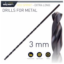 Alpen HSS Spper 3mm 150 X 100 Extra Long