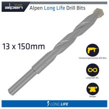 Alpen Masonry Drill Bit Long Life 13 X 150mm