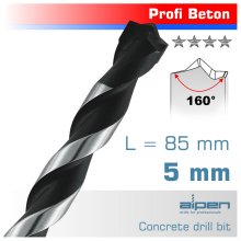 Alpen Concrete Profi Beton Drill Bit 5mm