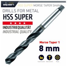 Alpen HSS Super 8mm Morse Taper Shank