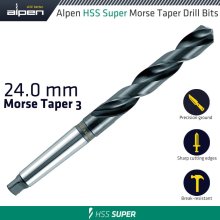 Alpen Hss Super 24Mm Morse Taper 3 Shank