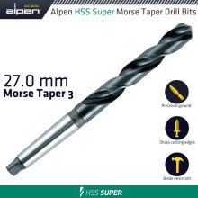 Alpen Hss Super 27Mm Morse Taper 3 Shank