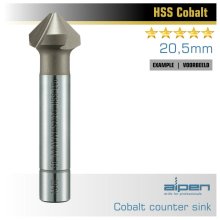 Alpen Counter Sink Cobalt 20.5mm