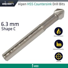 Alpen Hss Countersink 90 6.3 Din 335 Shape C