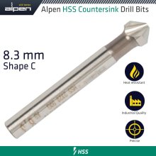 Alpen Hss Countersink 90 8.3 Din 335 Shape C