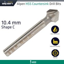 Alpen Hss Countersink 90 10.4 Din 335 Shape C
