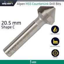 Alpen Hss Countersink 90 20.5 Din 335 Shape C