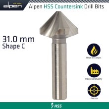 Alpen Hss Countersink 90 31.0 Din 335 Shape C