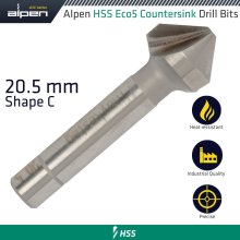 Alpen Hss-Eco5 Countersink 90 20.5 Din 335 Shape C