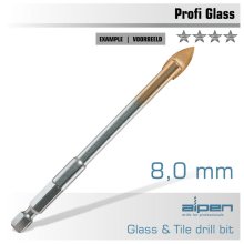 Alpen Glass And Tile Drill Bit 8mm