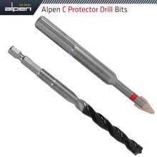 Alpen Concrete C Protector Drill Bits 8.0Mm X2