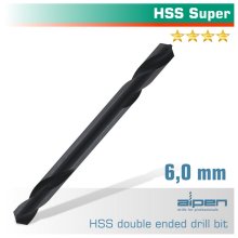 Alpen HSS Super Drill Bit Double Ended 6.0mm 1/Pack