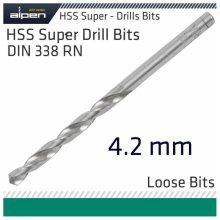 Alpen HSS Super Drill Bit 4.2mm Loose