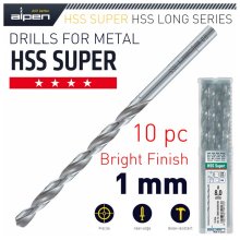 Alpen HSS Drill Bit Long 1 X 56mm Bulk