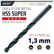 Alpen HSS Super Drill Bit 1.3mm Bulk