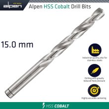 Alpen Hss Cobalt Din 338 15Mm Bulk