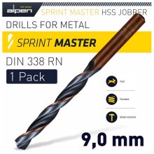 Alpen Sprint Master Din 338 9.0mm 1/Pack