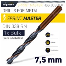 Alpen Sprint Master Din 338 7.5mm Bulk Ind Pack