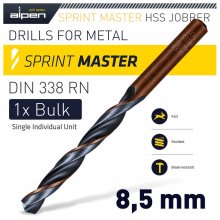 Alpen Sprint Master Din 338 8.5mm Bulk Ind Pack