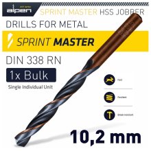 Alpen Sprint Master Din 338 10.2mm Bulk Ind Pack