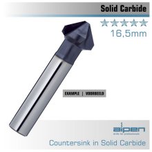 Alpen Counter Sink Solid Tungsten 16.5mm X 10mm